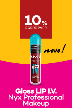 Batom Lip IV da marca NYX com desconto 10% sobre preço de Venda ao Público Recomendado